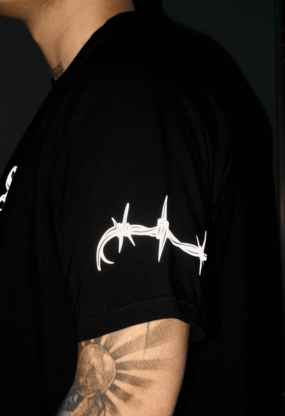 Koszulka Staff logo & wire reflective