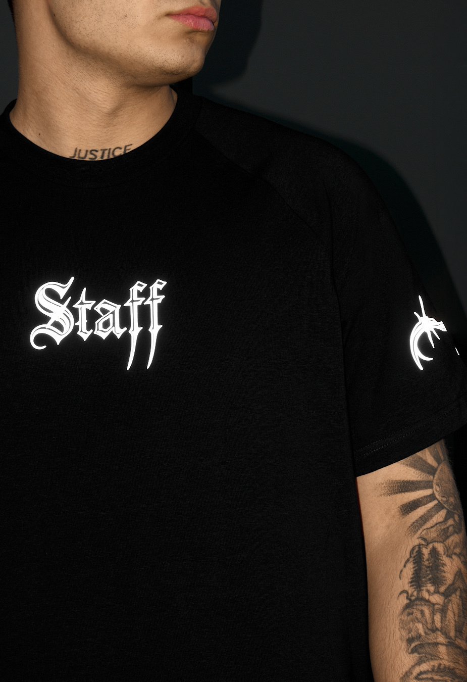 Koszulka Staff logo & wire reflective
