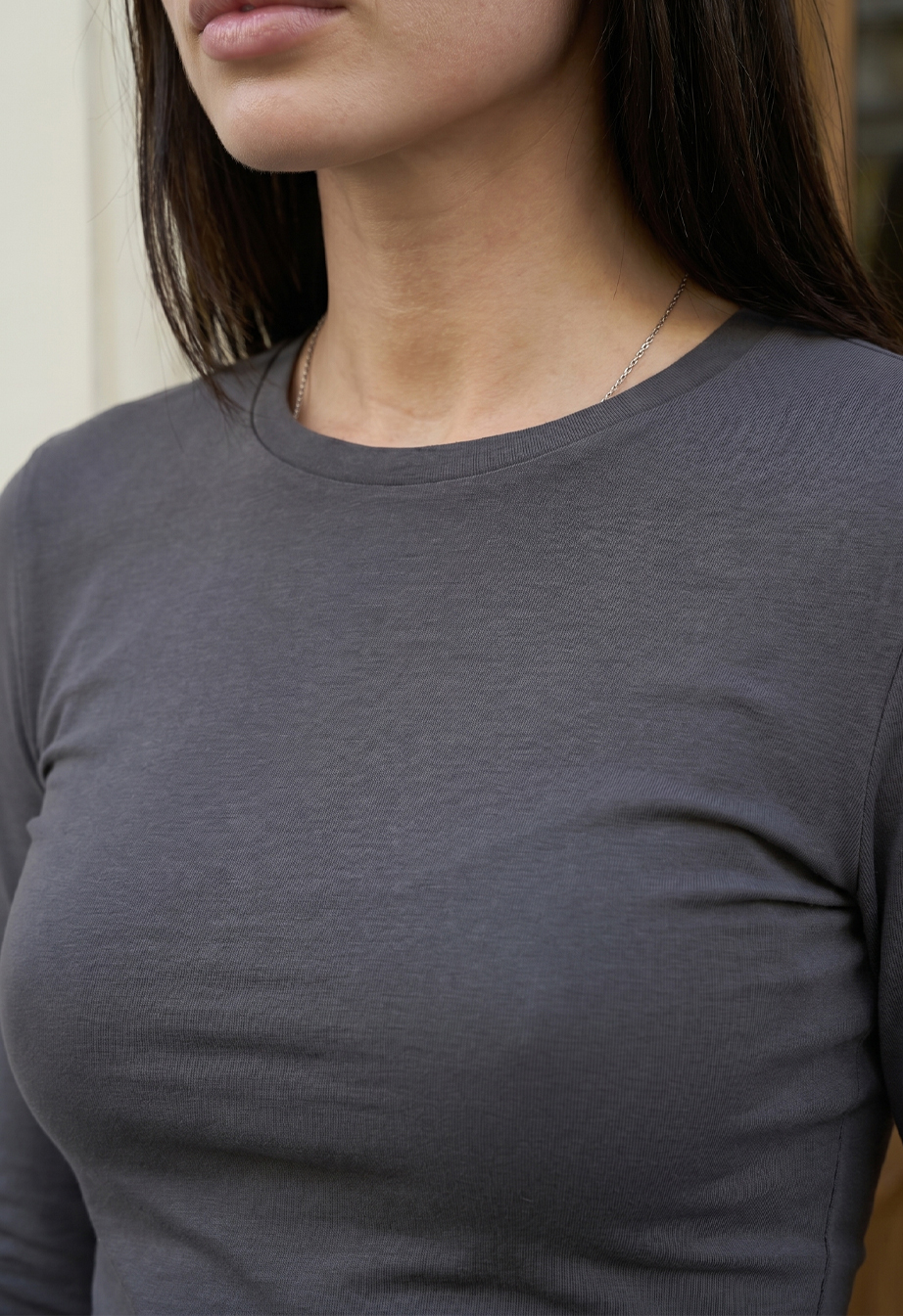 Longsleeve Staff fir dark gray