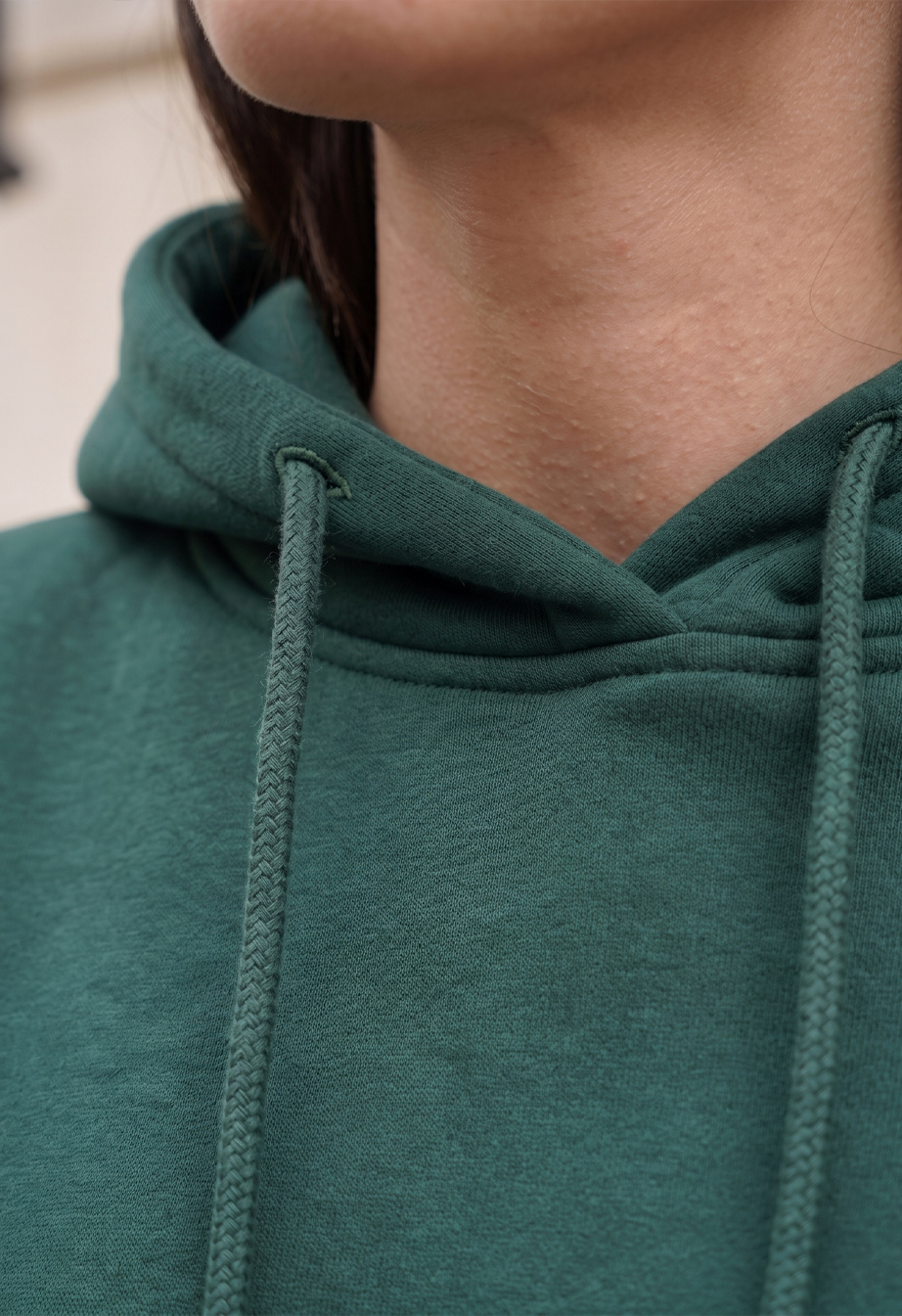 Bluza Staff lav dark green oversize fleece