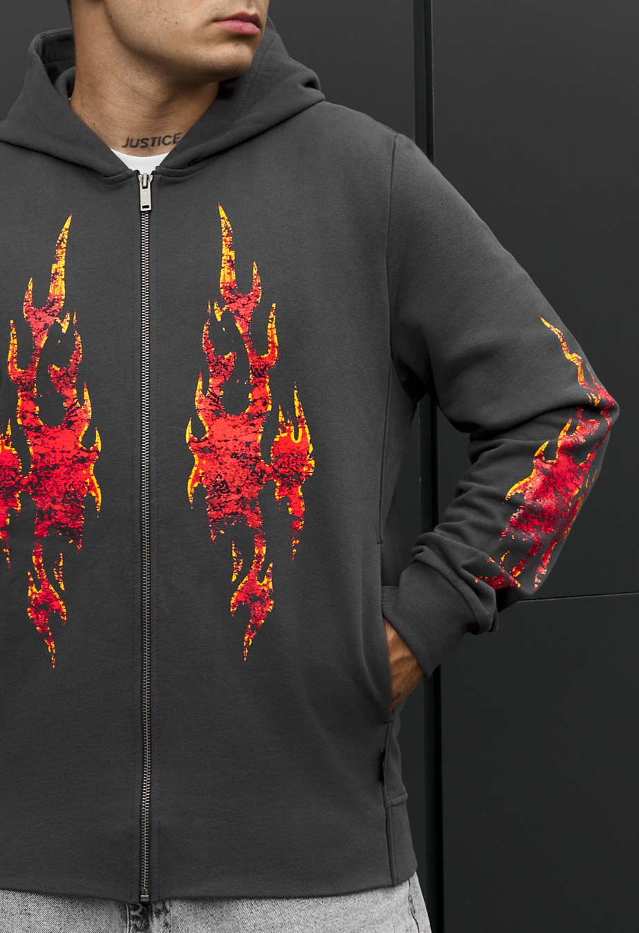 Bluza Staff  zip fire