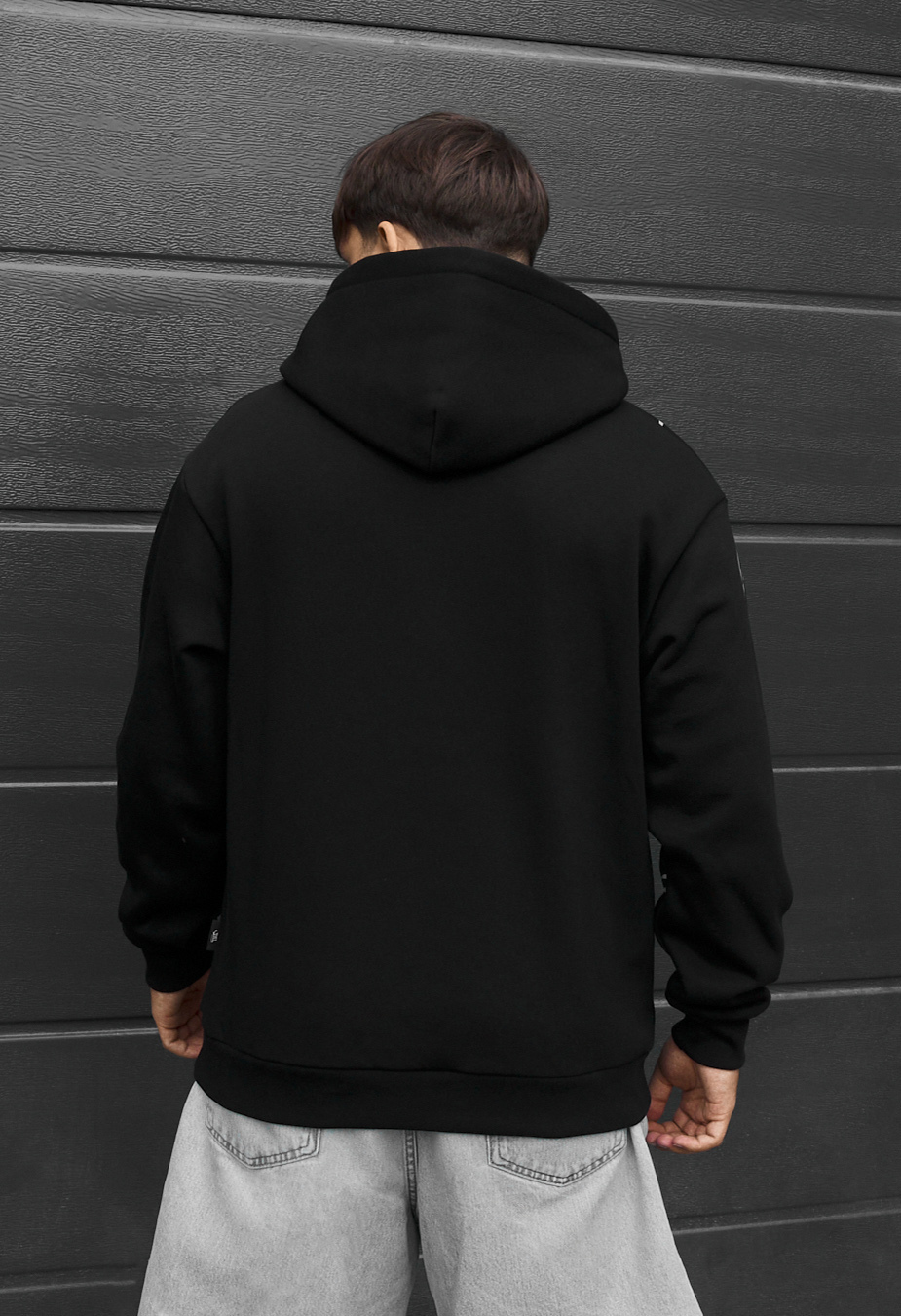 Bluza Staff logo skull oversize fleece