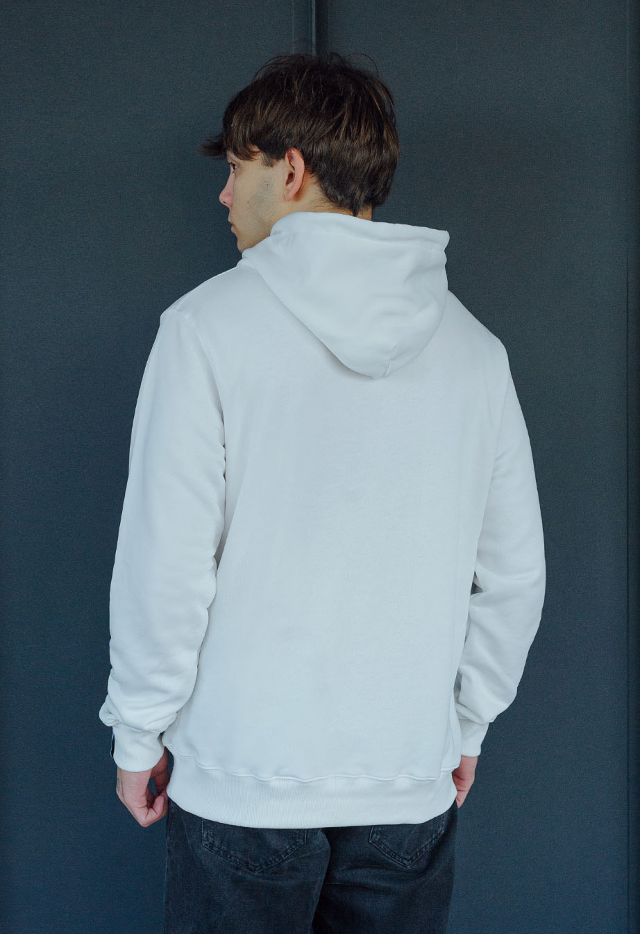 Bluza z kapturem Staff white basic