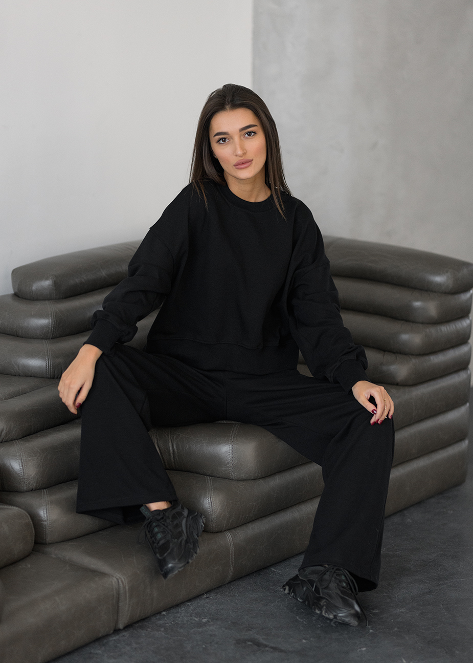 Damski dres sportowy Staff ne black oversize