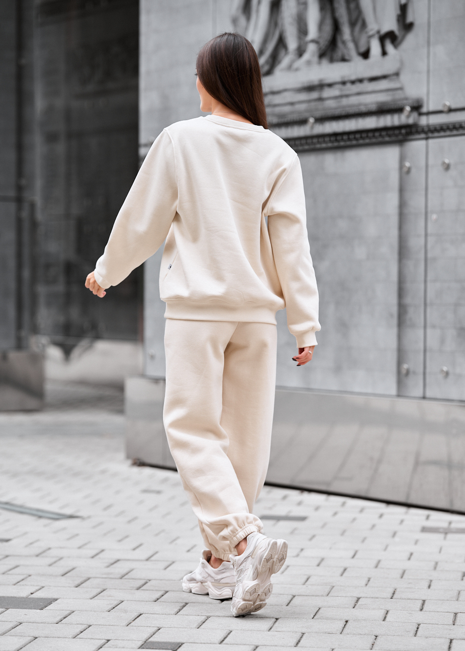 Dres damski Staff volu milk oversize fleece