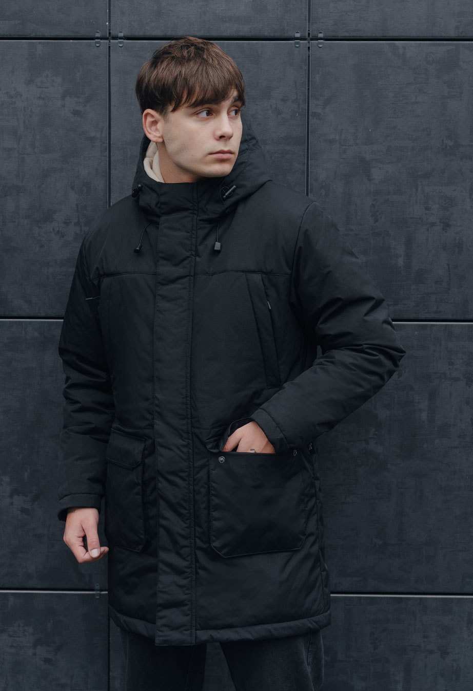 Parka zimowa Staff gr black