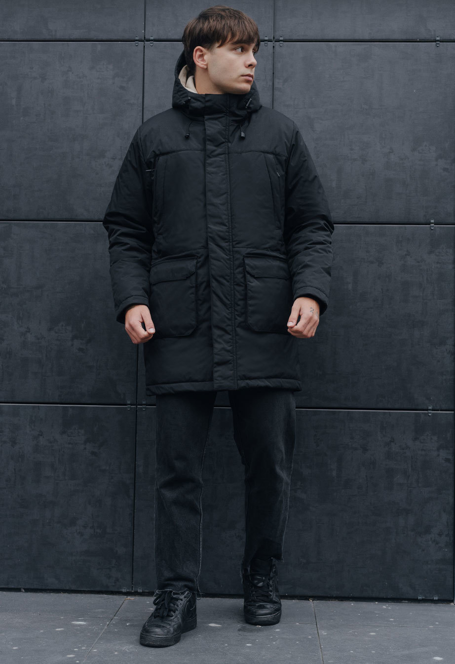 Parka zimowa Staff gr black