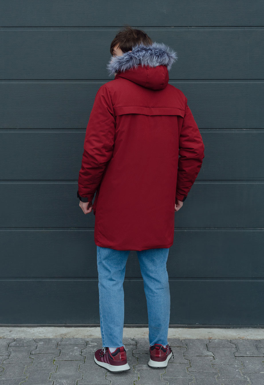 Parka zimowa Staff sha bordo