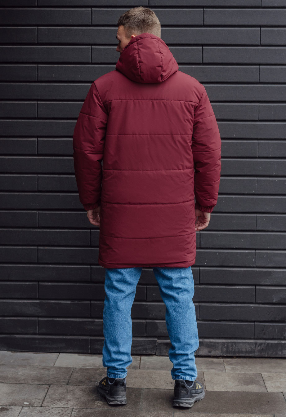 Parka zimowa Staff iss red long