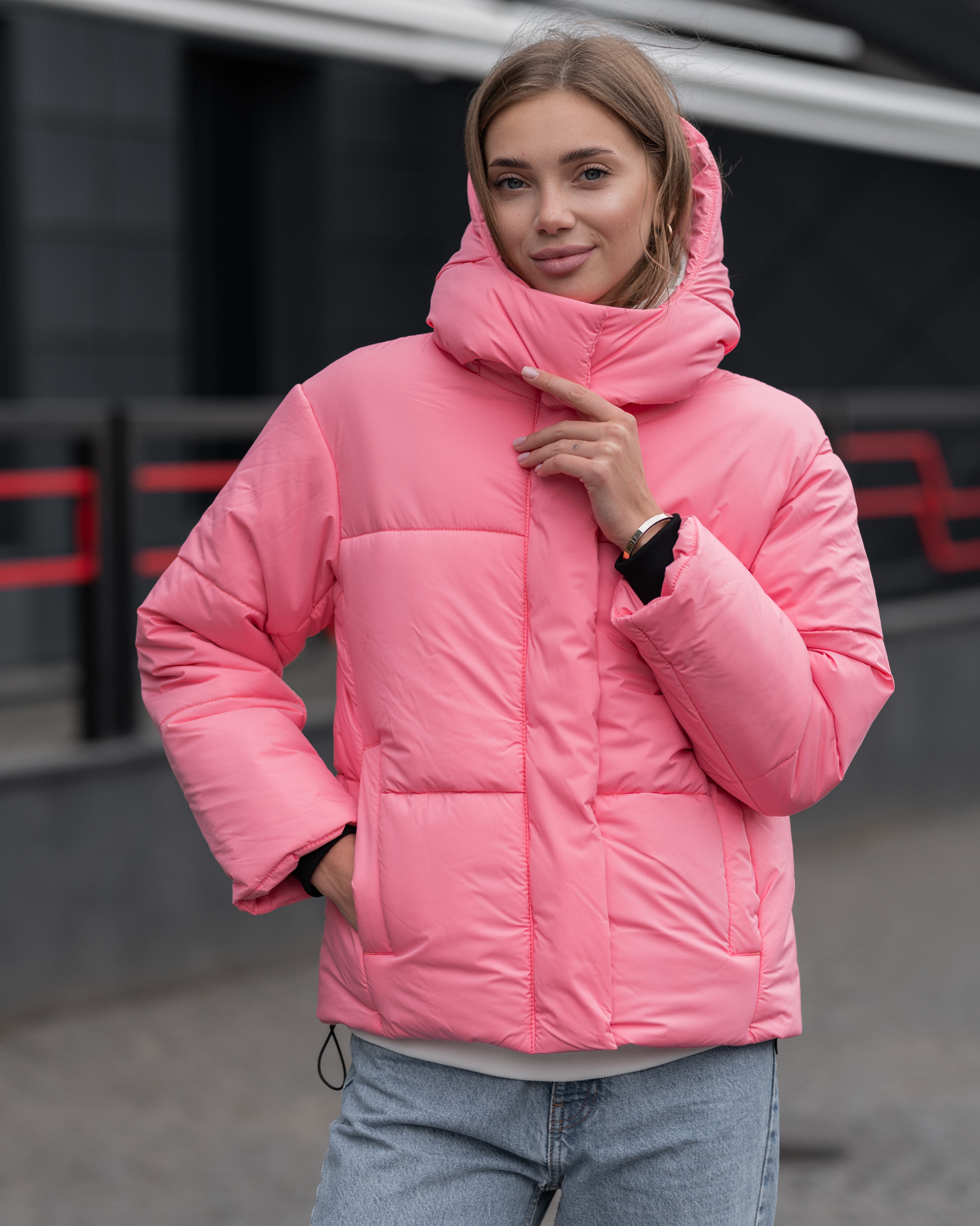 Damska kurtka Staff play pink
