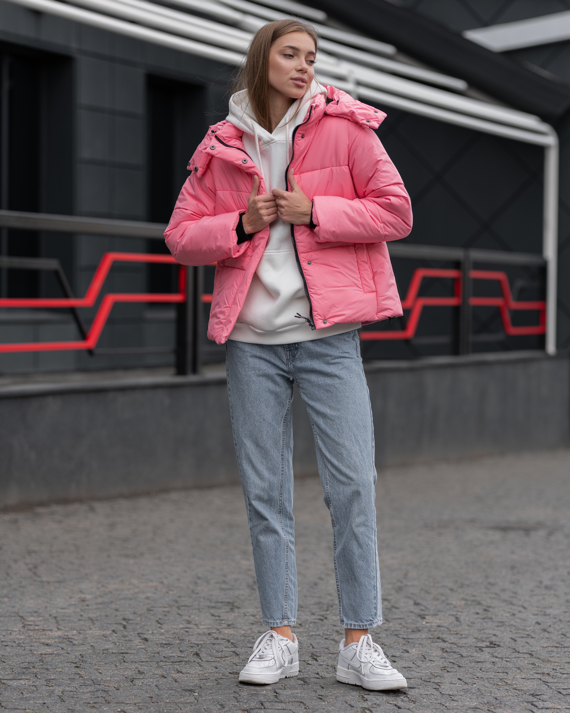 Damska kurtka Staff play pink