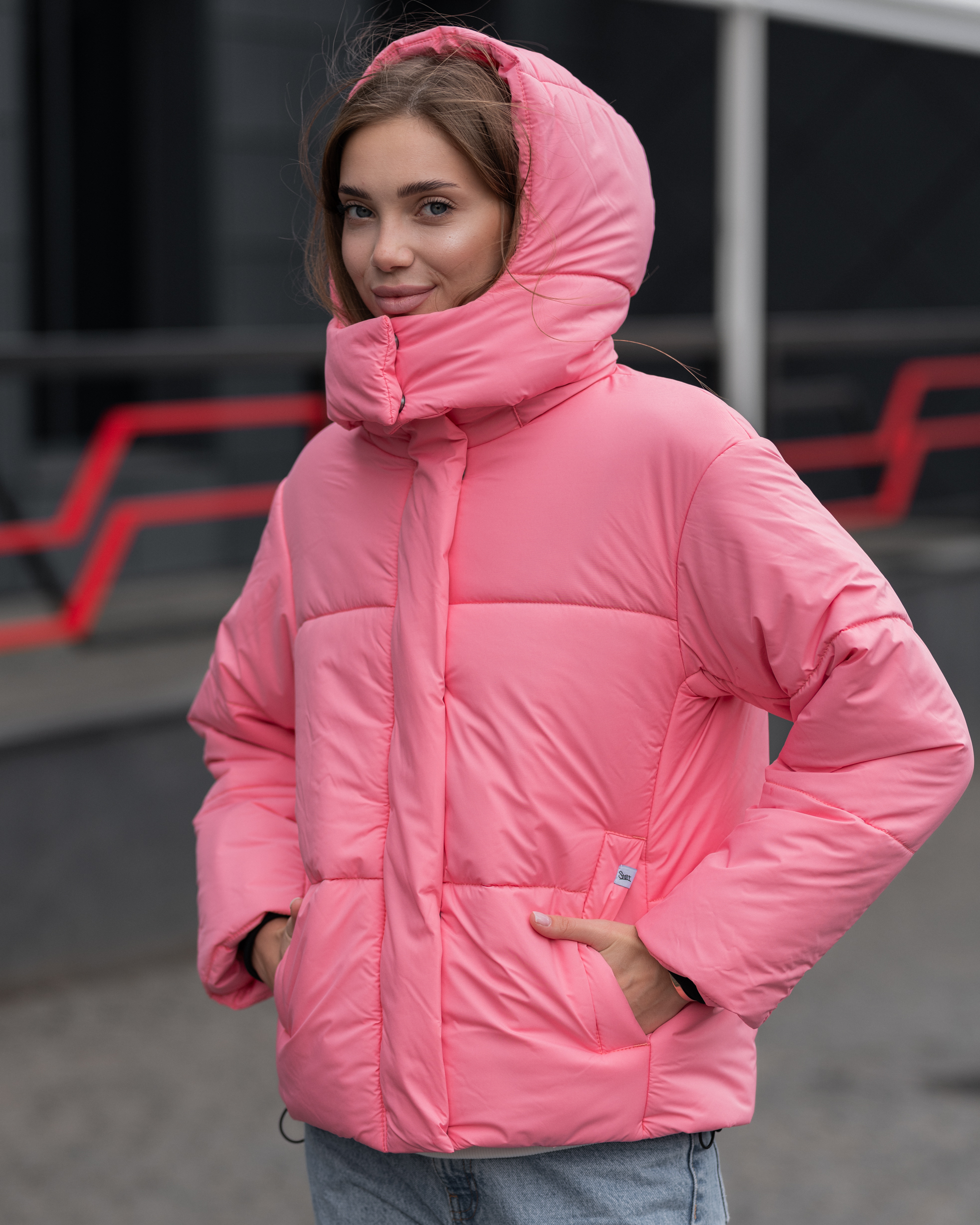 Damska kurtka Staff play pink