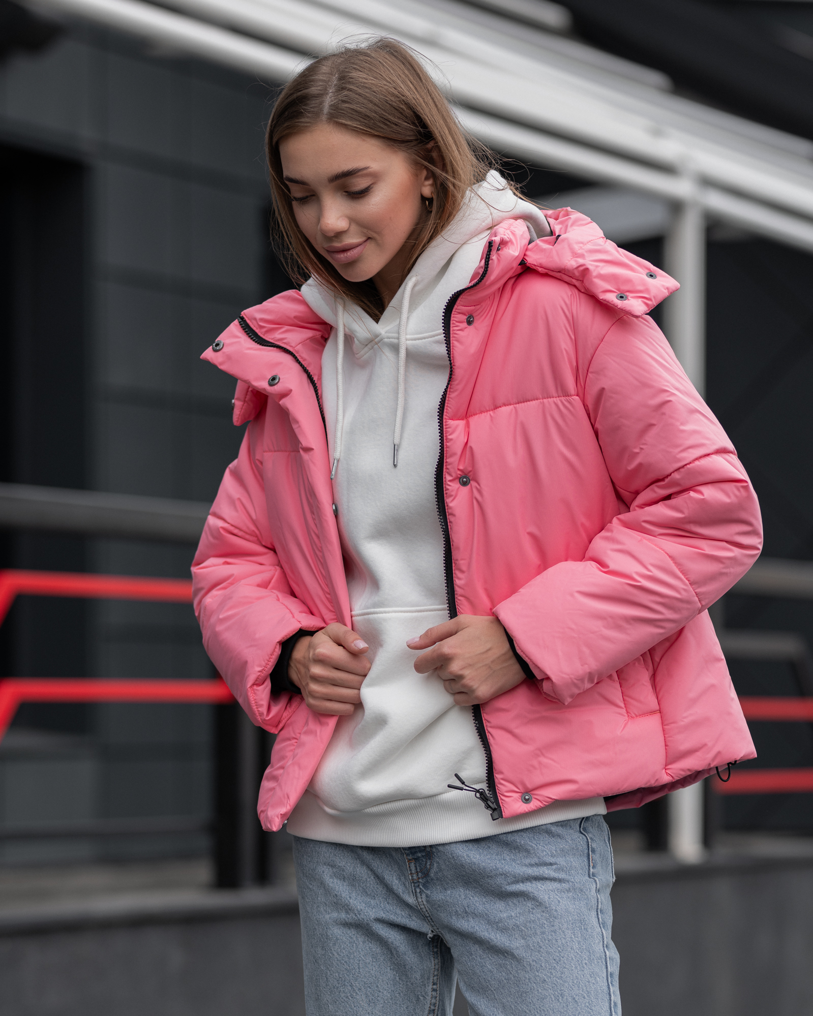 Damska kurtka Staff play pink