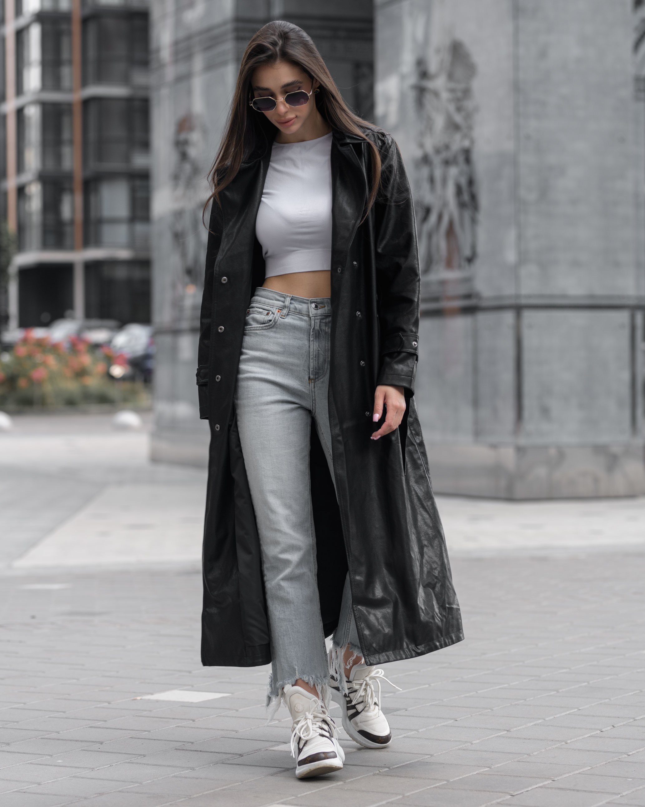 Damski płaszcz Staff ca black