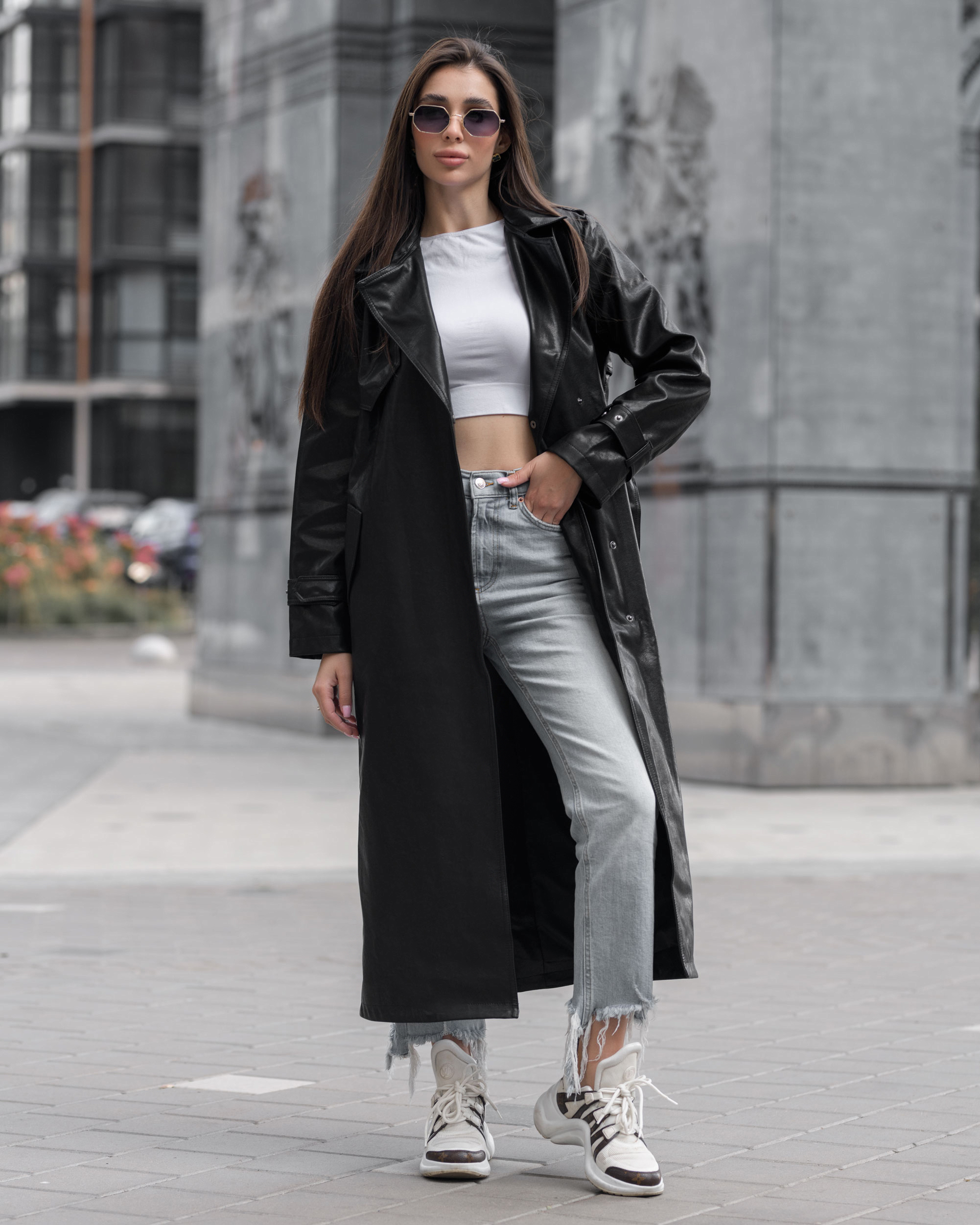 Damski płaszcz Staff ca black