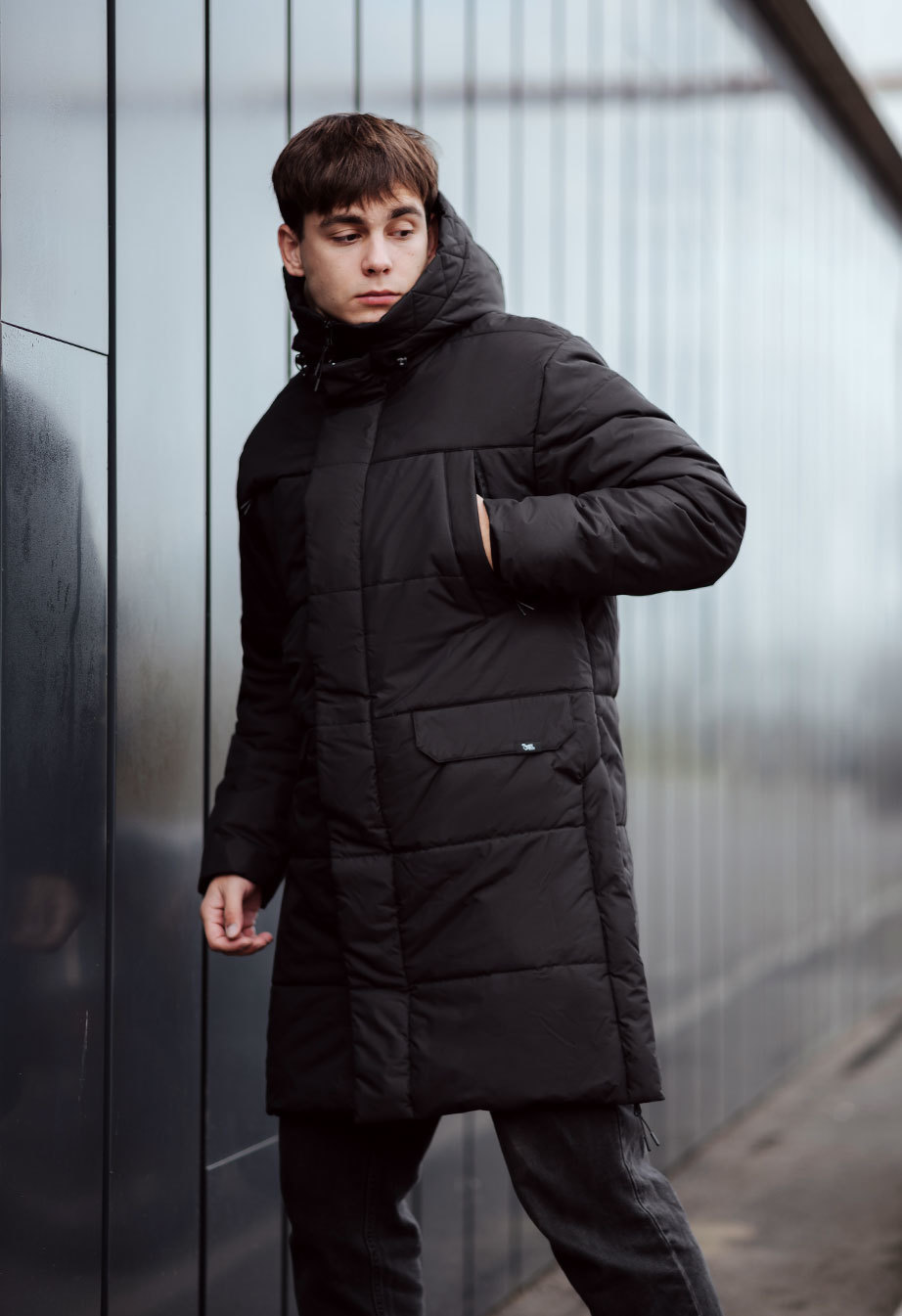 Zimowa parka Staff holod black