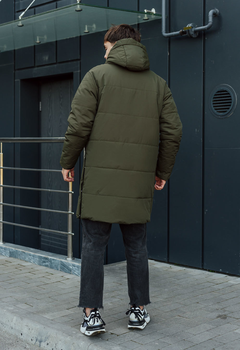 Zimowa parka Staff holod khaki