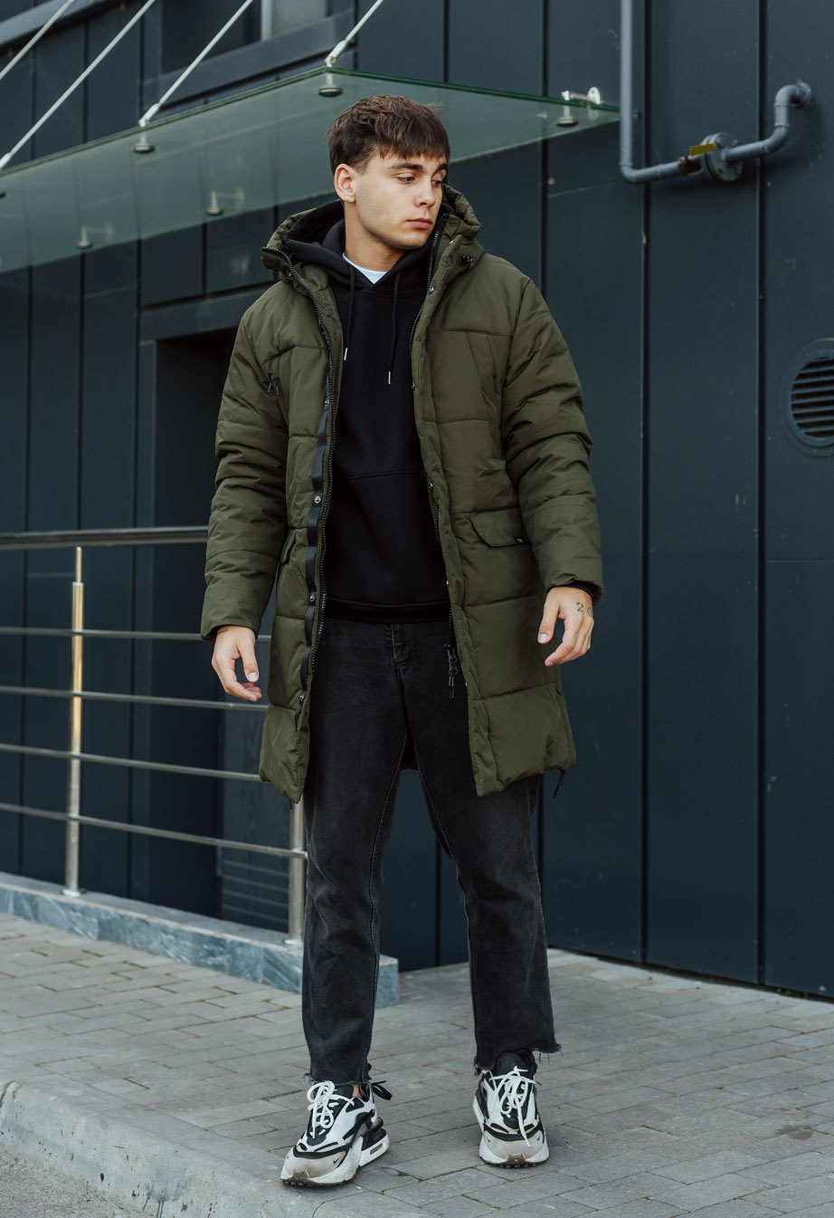 Zimowa parka Staff holod khaki