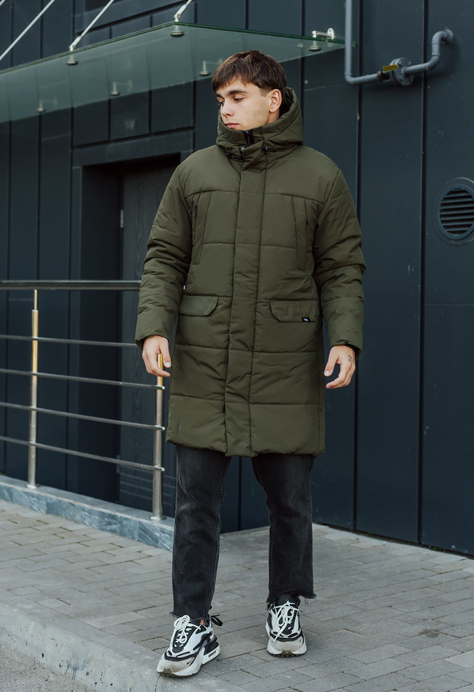 Zimowa parka Staff holod khaki