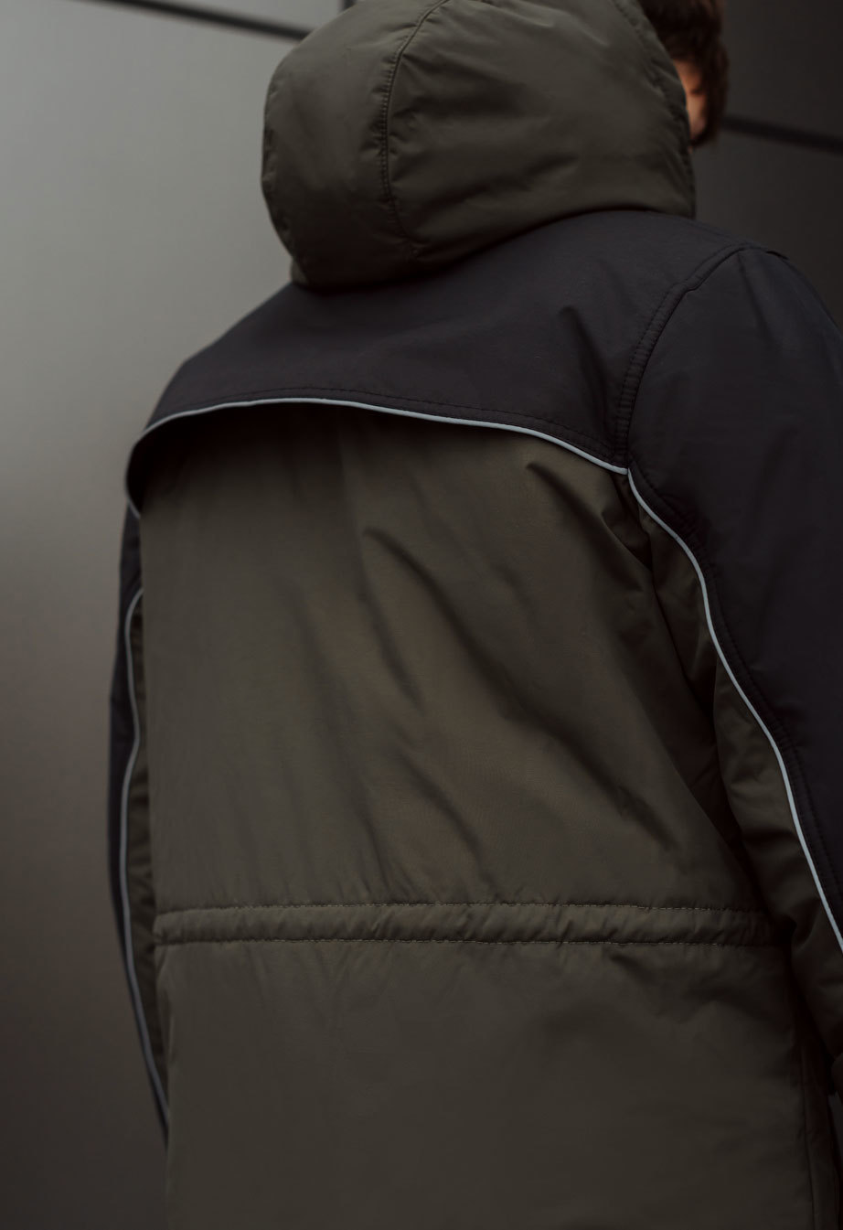 Zimowa parka Staff sta khaki & navy