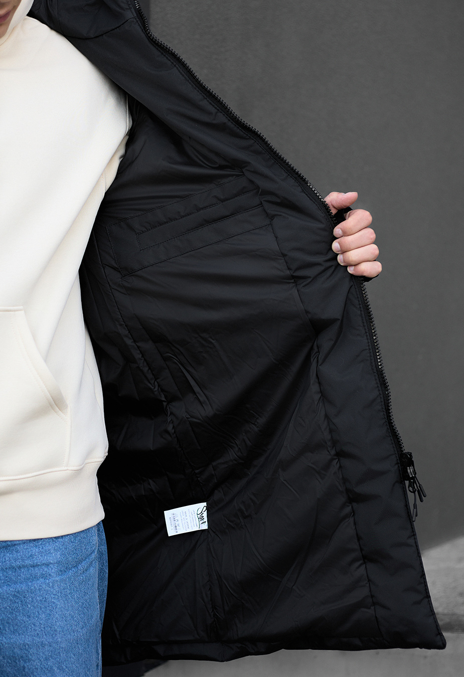 Parka zimowa Staff fox dark gray