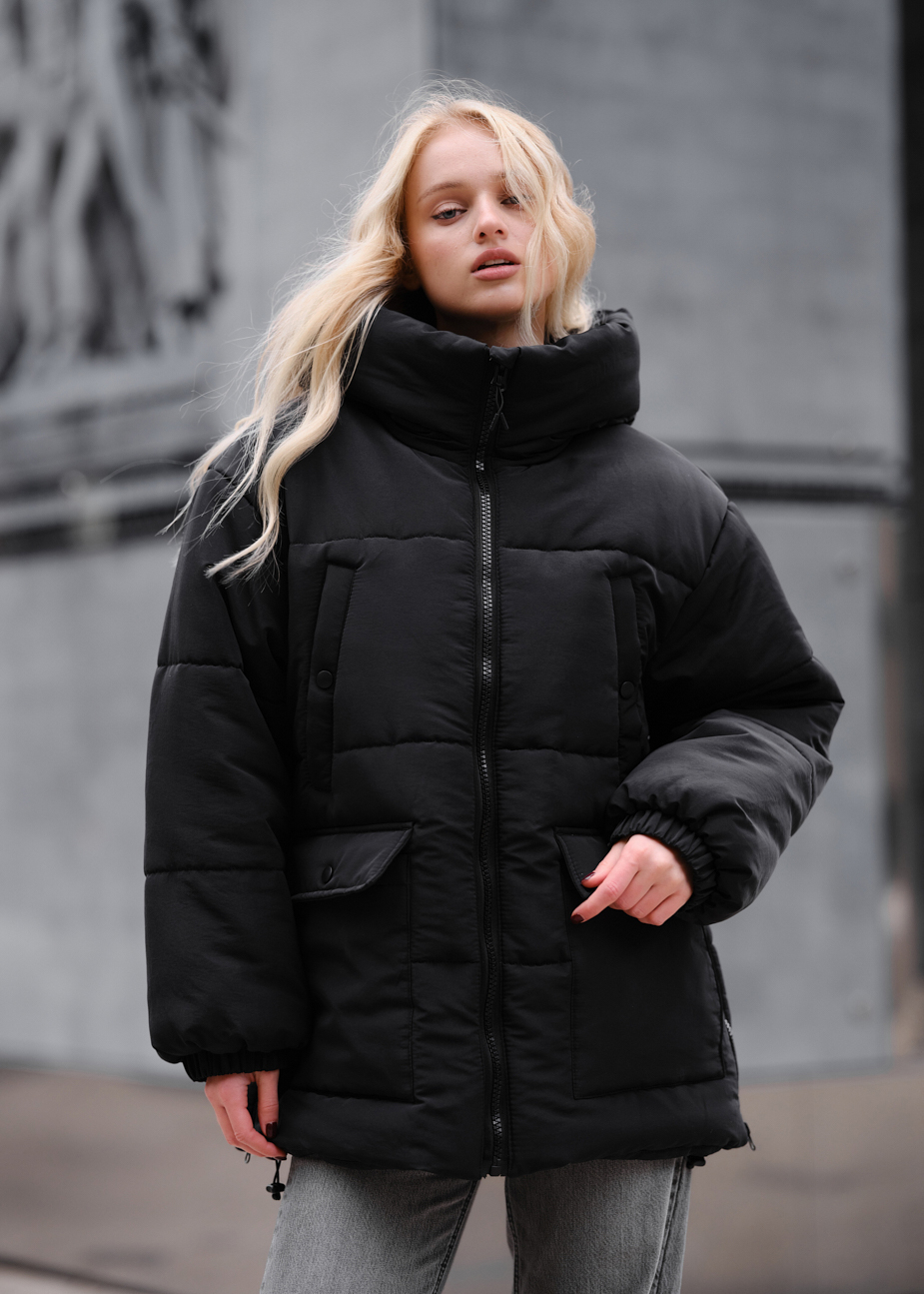Damska kurtka zimowa Staff to black