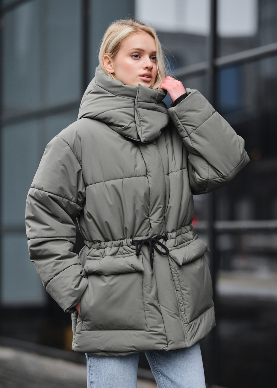 Damska kurtka zimowa Staff br light khaki