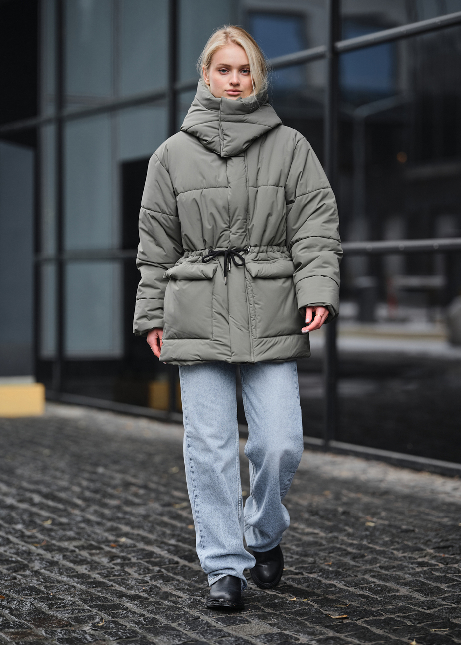 Damska kurtka zimowa Staff br light khaki