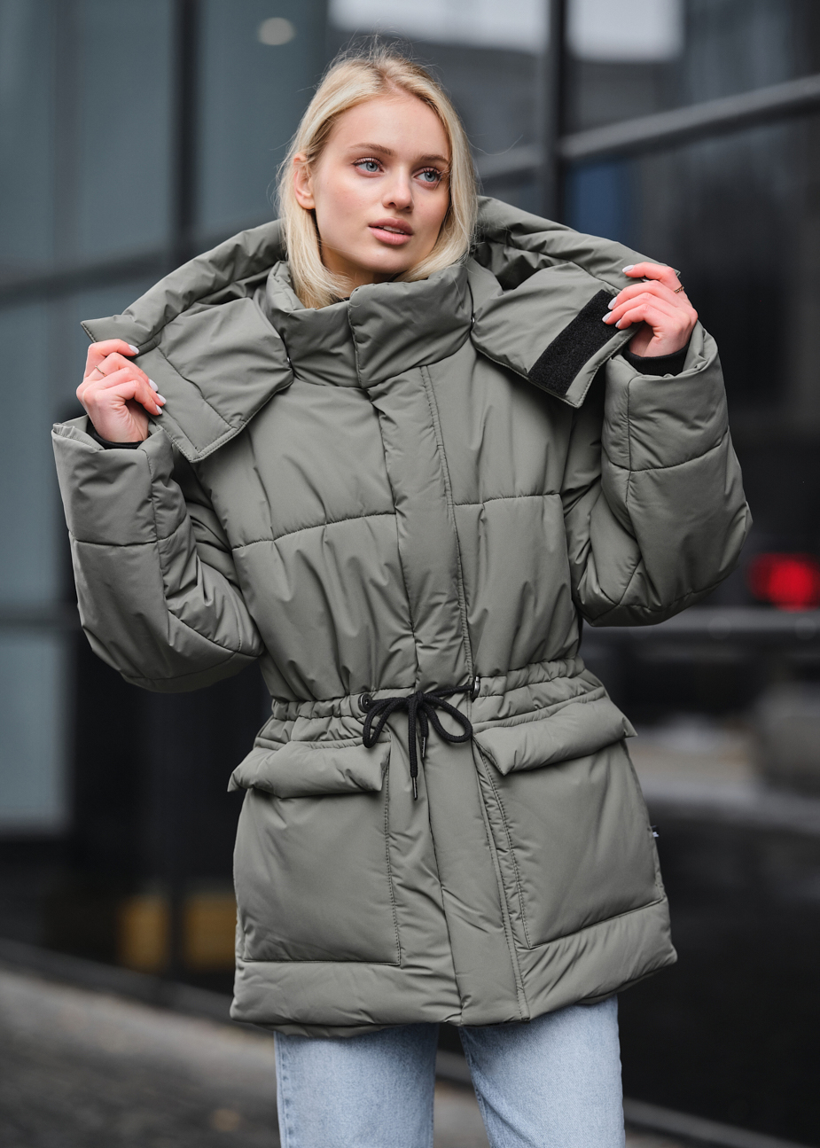 Damska kurtka zimowa Staff br light khaki