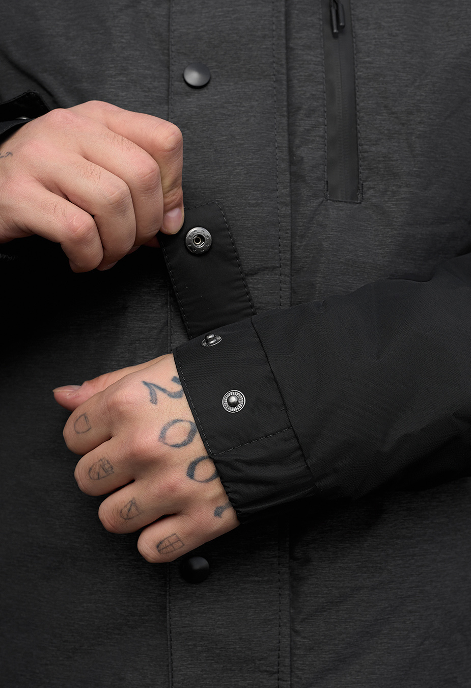 Kurtka wielosezonowa Staff tul graphite & black