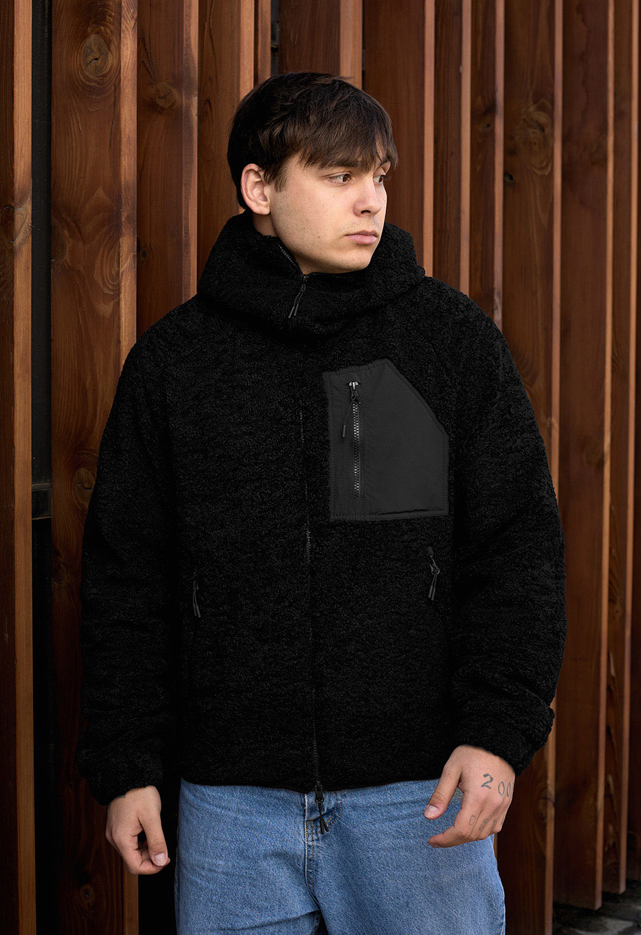 Kurtka futrzana Staff be black