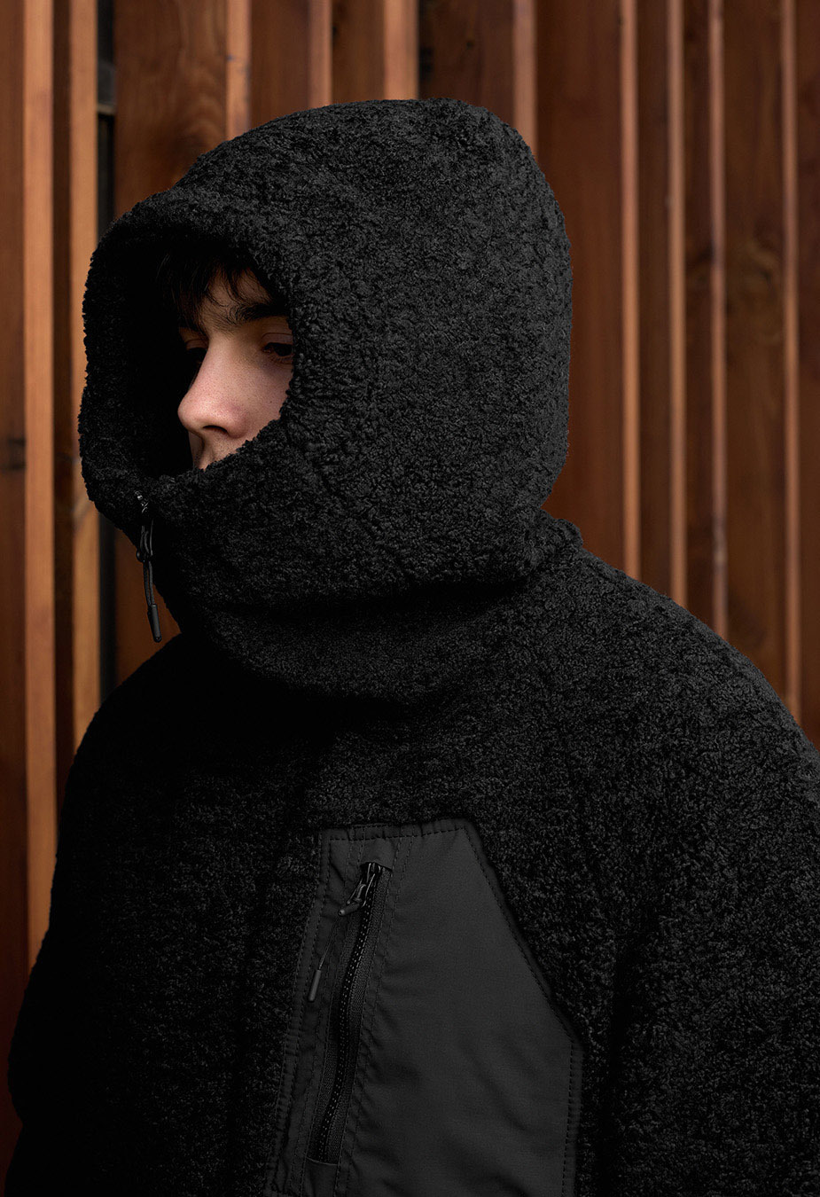 Kurtka futrzana Staff be black