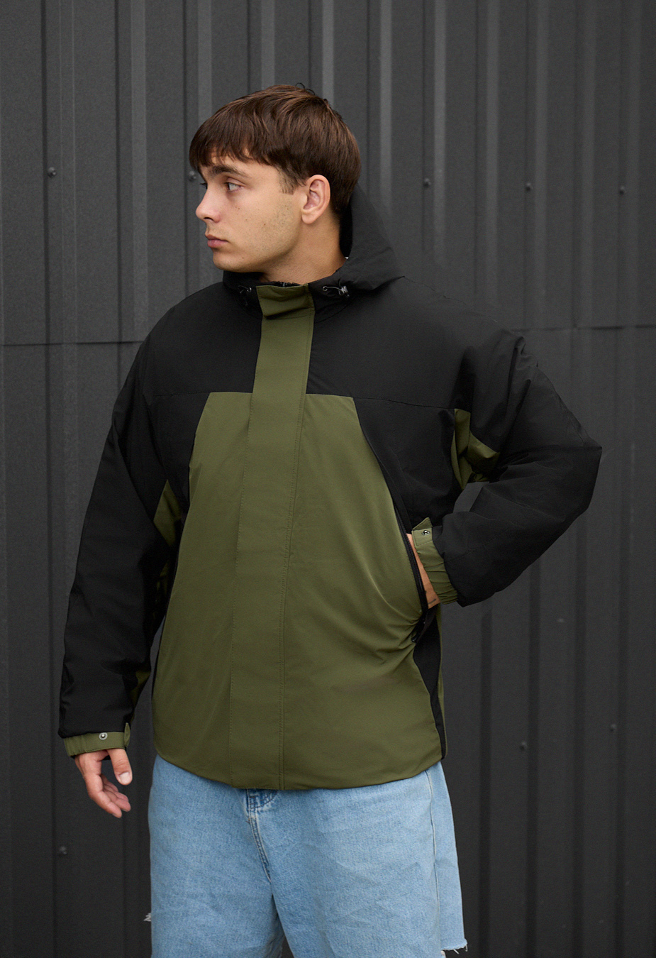 Kurtka Staff skay khaki & black