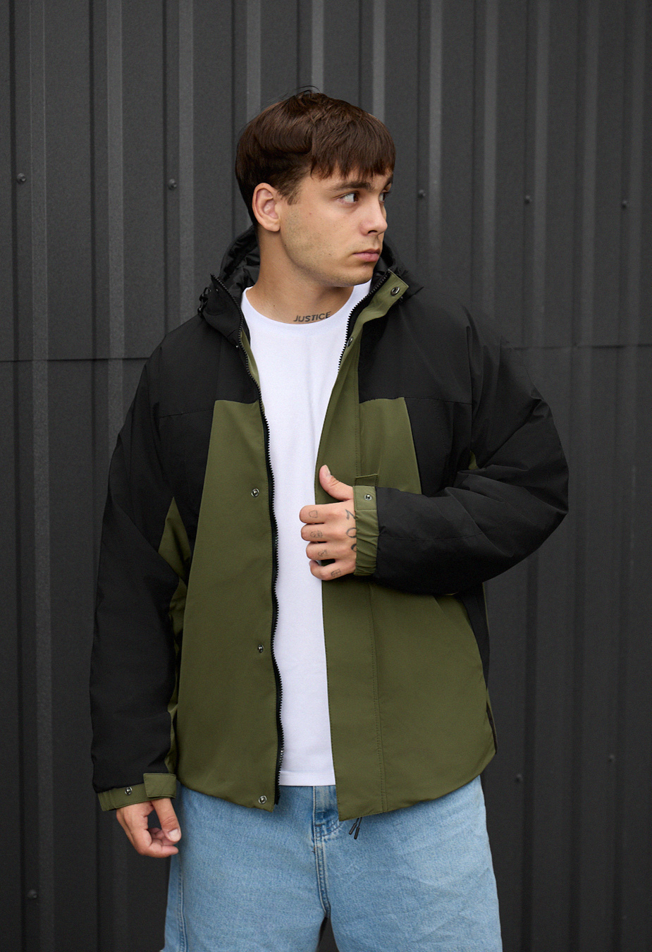 Kurtka Staff skay khaki & black