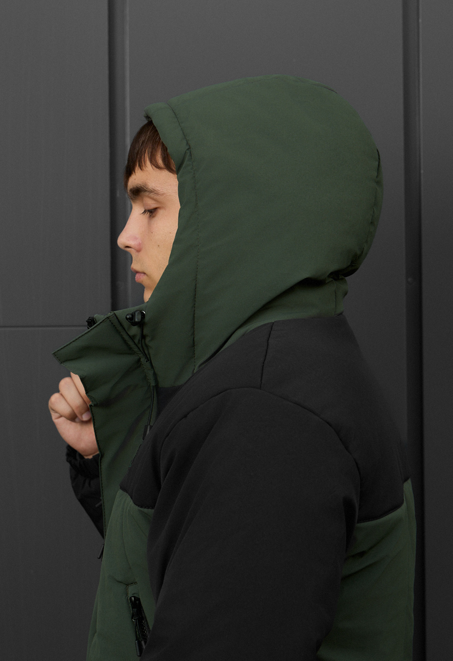 Kurtka zimowa Staff ruxo black & khaki