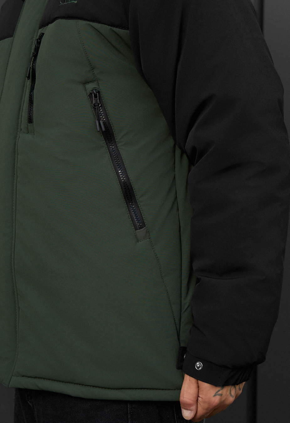 Kurtka zimowa Staff ruxo black & khaki