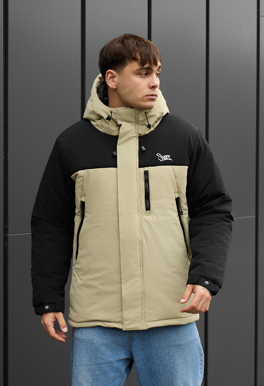 Kurtka zimowa Staff ruxo black & olive