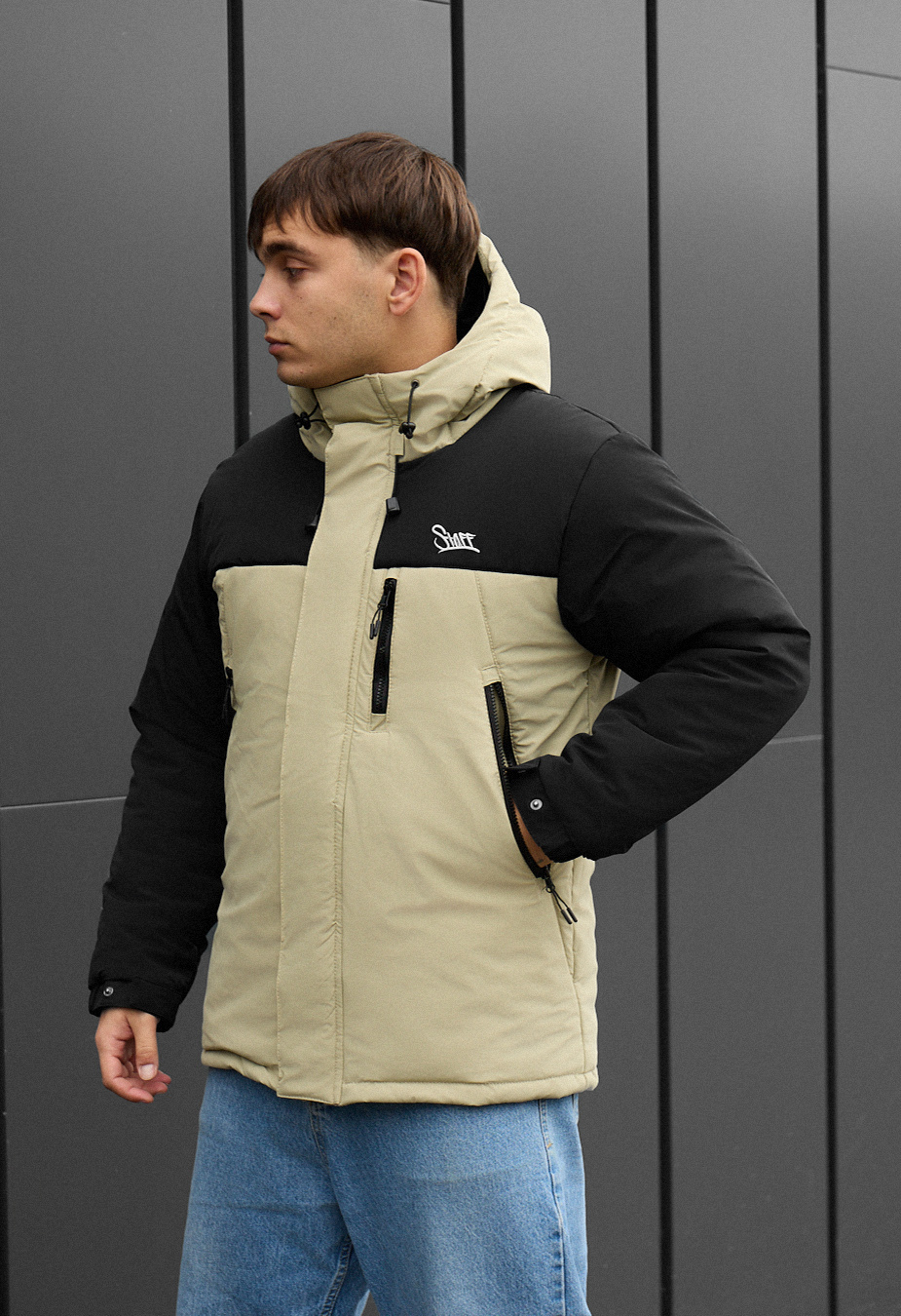 Kurtka zimowa Staff ruxo black & olive