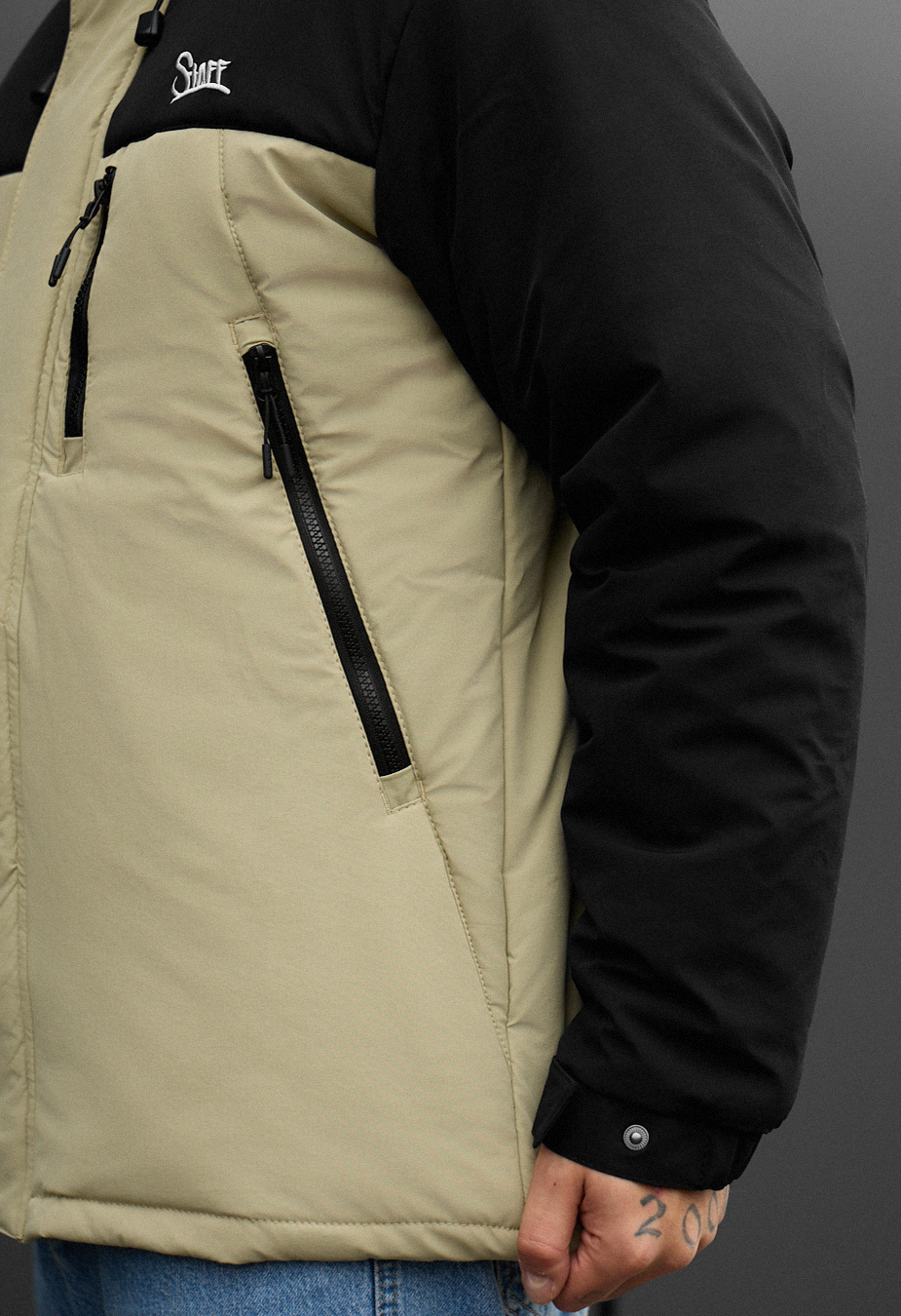 Kurtka zimowa Staff ruxo black & olive