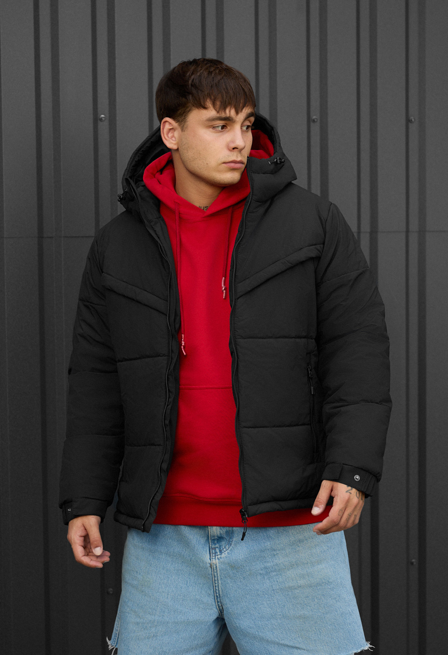 Kurtka zimowa Staff vorn black