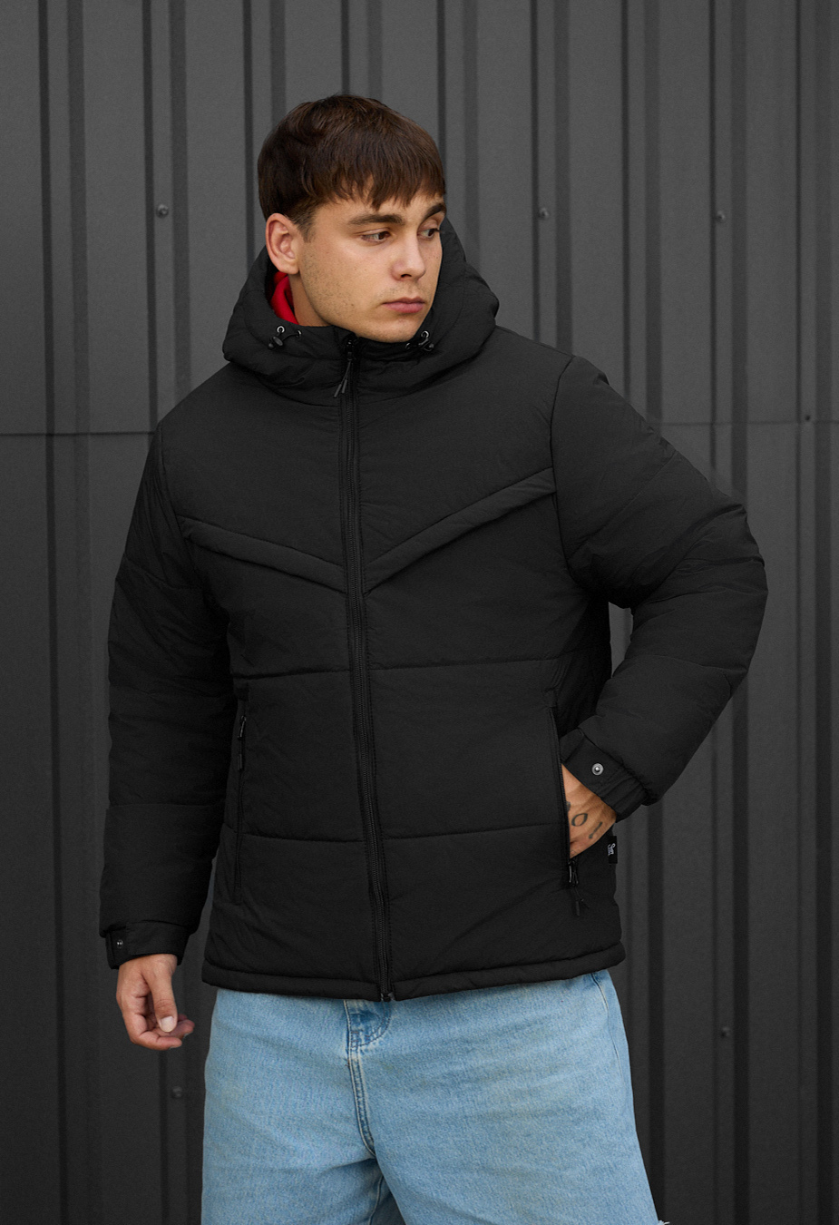Kurtka zimowa Staff vorn black