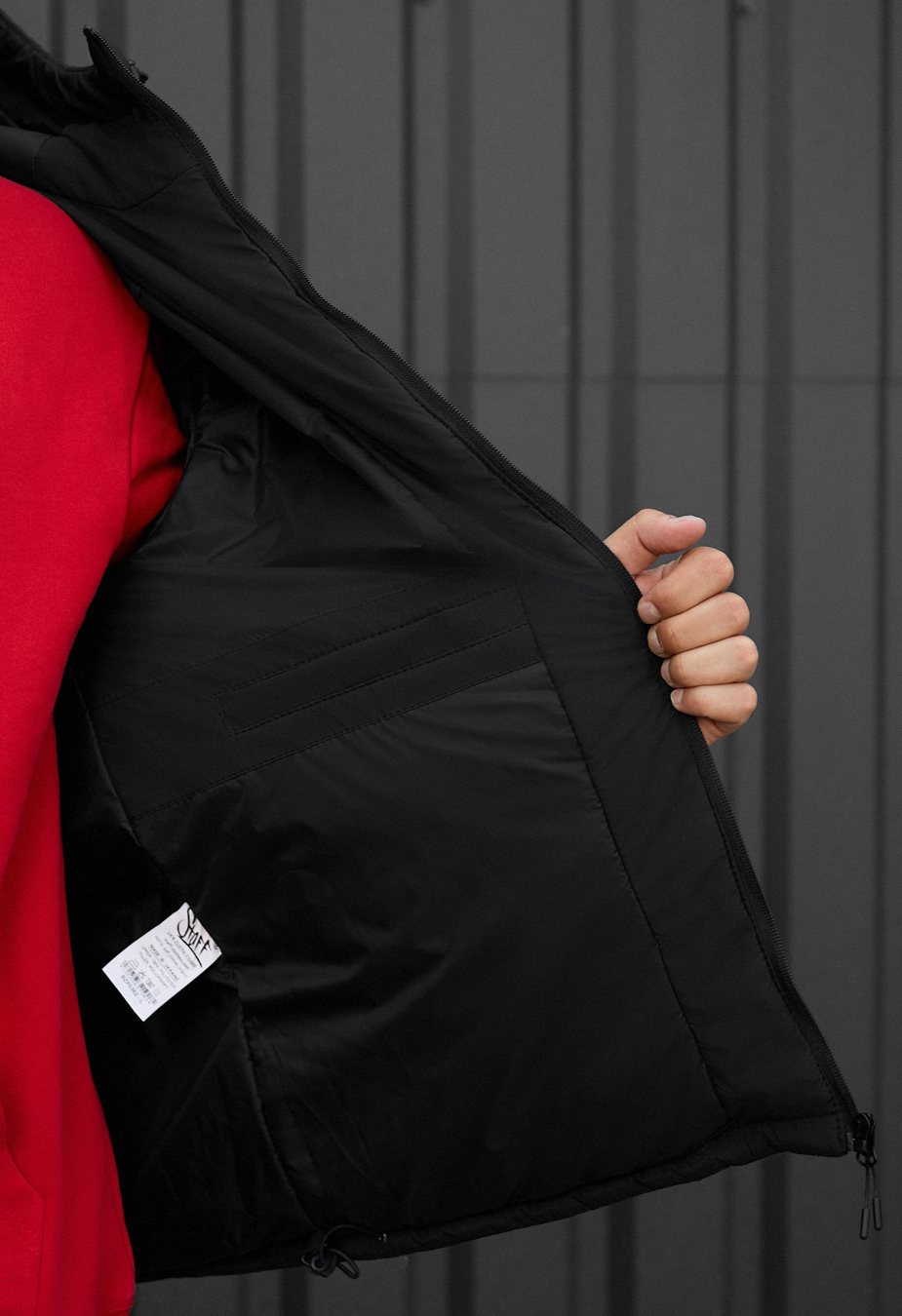 Kurtka zimowa Staff vorn black