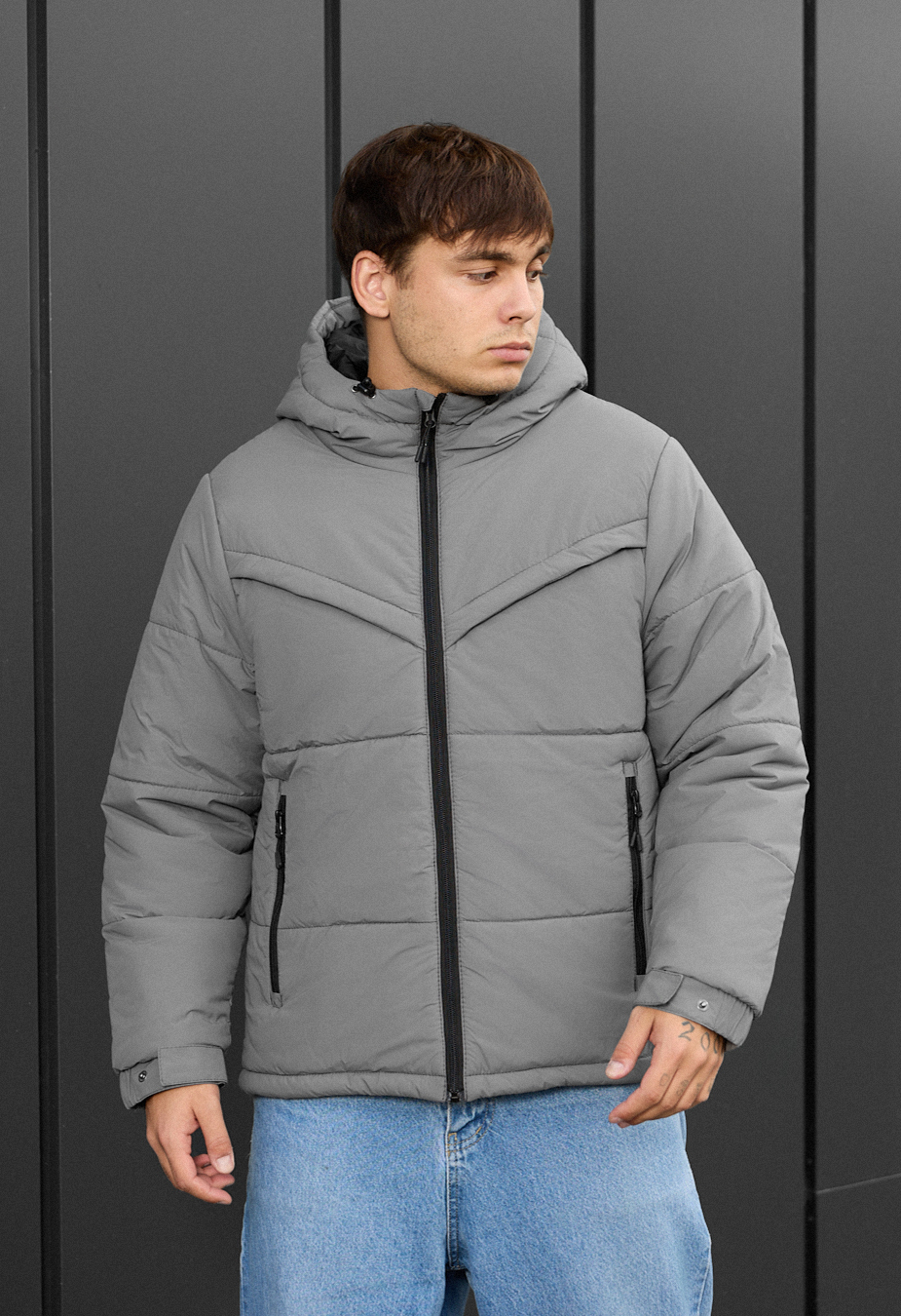 Kutrka zimowa Staff vorn gray
