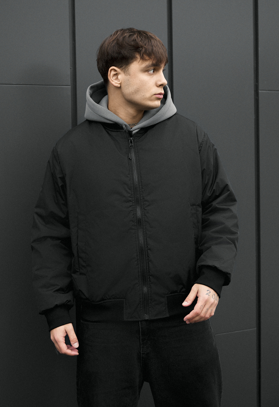 Bomber Staff ion2 black oversize