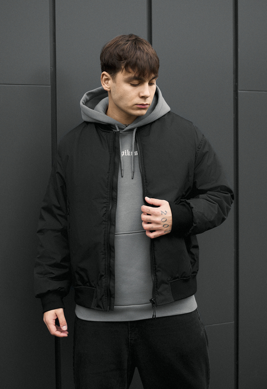 Bomber Staff ion2 black oversize