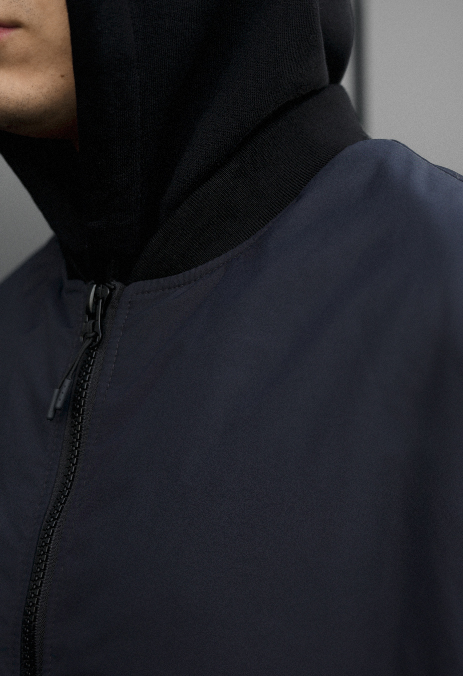 Bomber Staff ion navy oversize