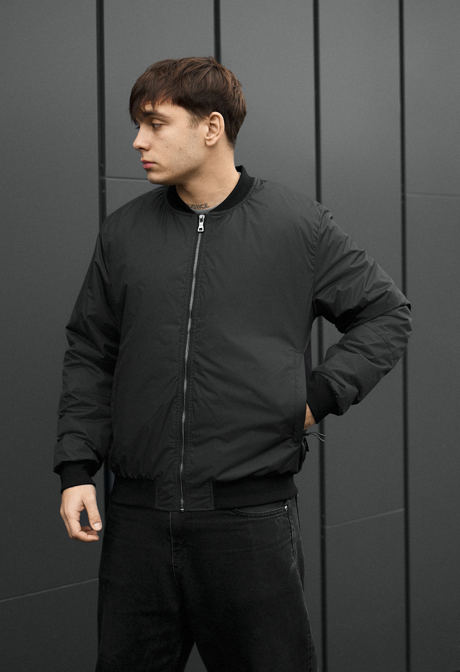 Bomber Staff vex dark gray