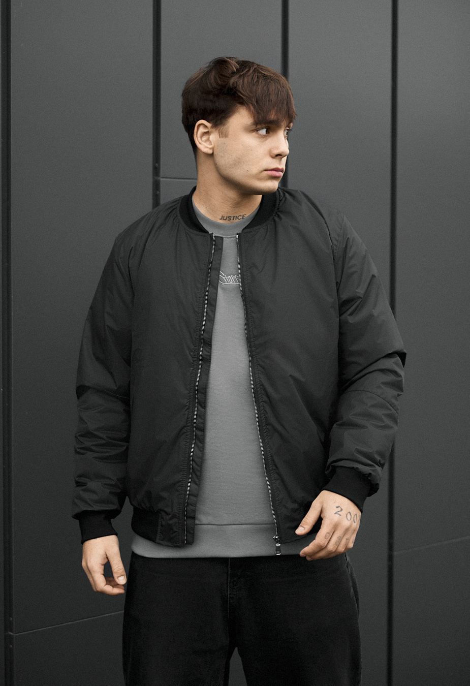 Bomber Staff vex dark gray