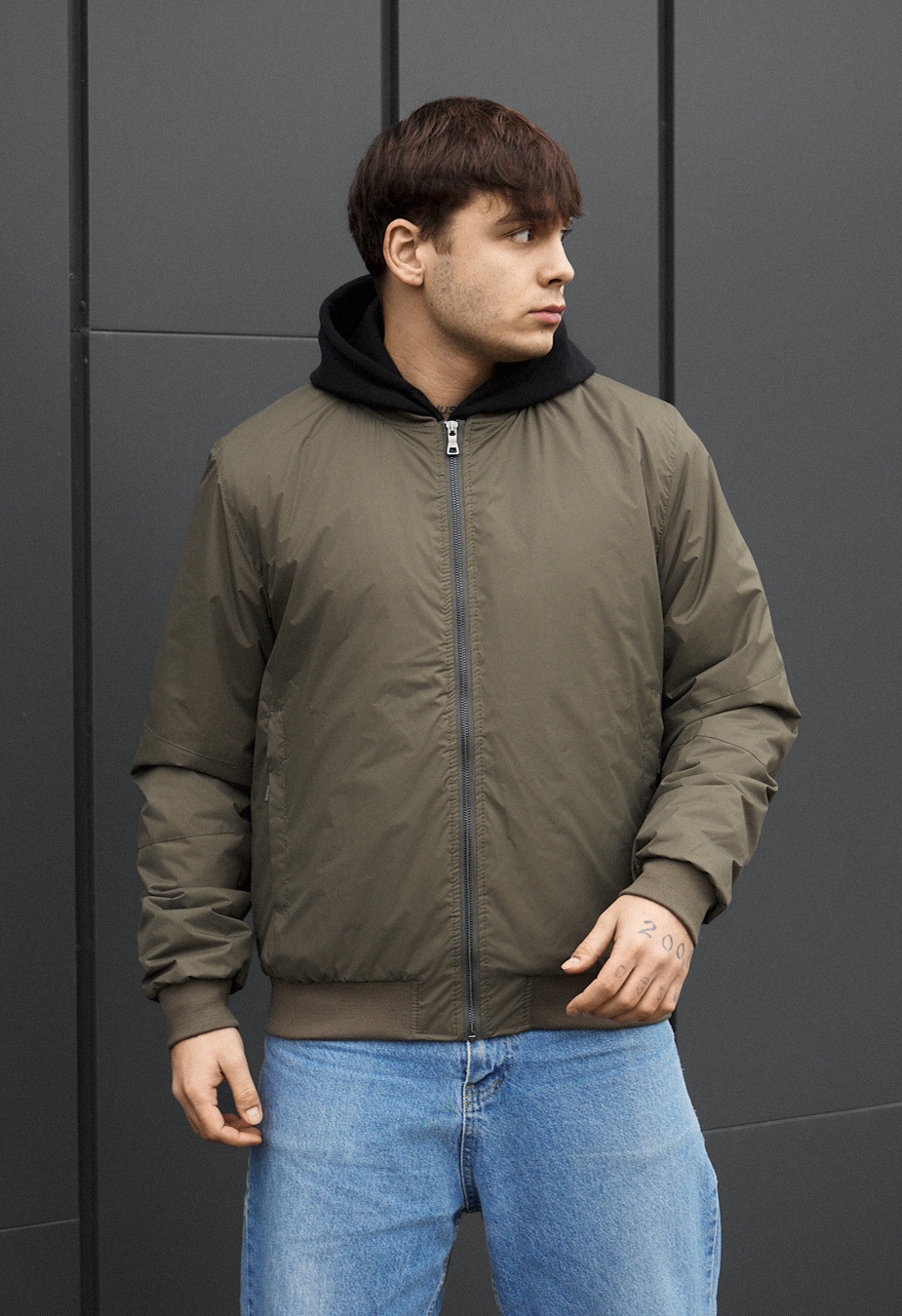 Bomber Staff vex olive