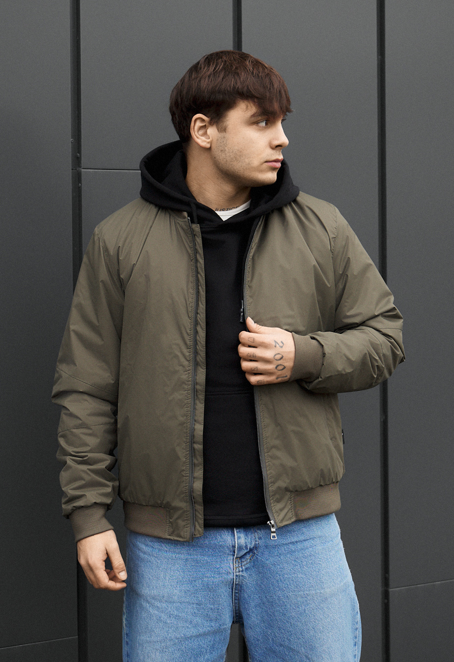 Bomber Staff vex olive